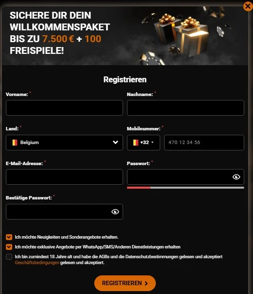 casino intense casino registrieren